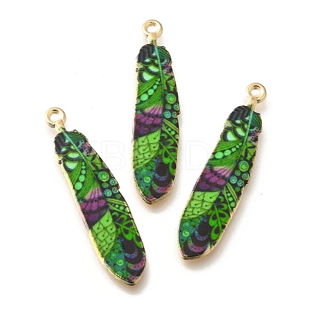 Alloy Enamel Pendants FIND-G078-34G-05-1