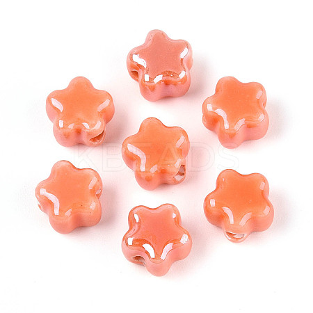 Handmade Porcelain Bead PORC-N011-04F-01-1