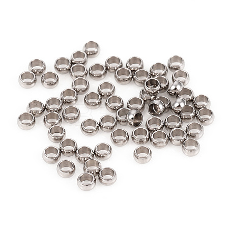 201 Stainless Steel Spacer Beads STAS-L244-24C-P-1