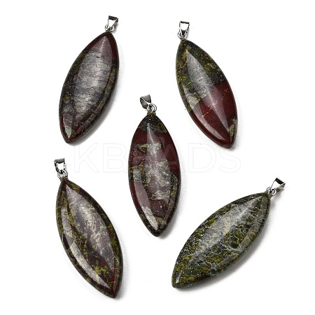 Natural Dragon Blood Big Pendants G-F820-06F-1