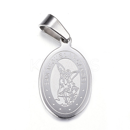 Non-Tarnish 304 Stainless Steel Pendants X-STAS-G102-38P-1