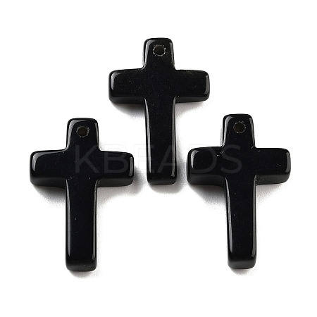 Natural Obsidian Pendants G-H007-09F-1