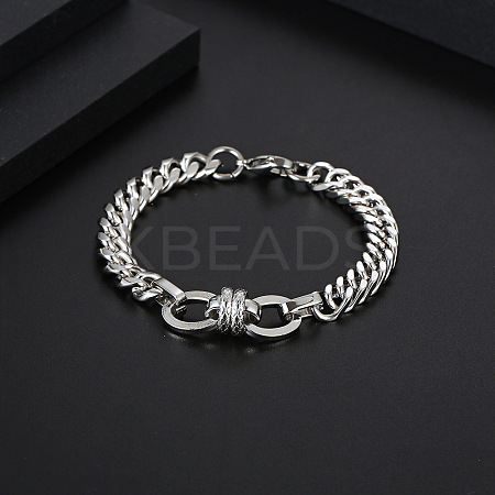 304 Stainless Steel Link Bracelets WG6E6B6-01-1