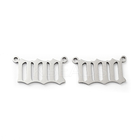 Non-Tarnish 201 Stainless Steel Pendants STAS-A090-13P-1