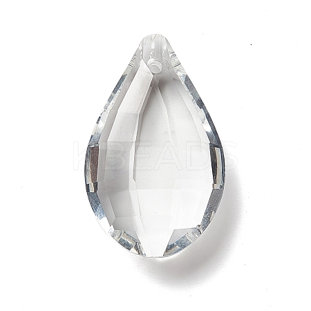 Transparent Glass Pendants GLAA-F118-03-1