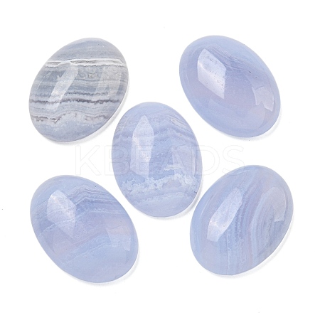 Natural Blue Lace Agate Cabochons G-I363-01D-1