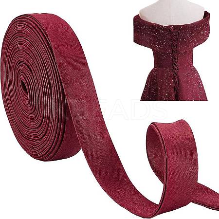 Cloth Cord for Women's Wedding Dress Zipper Replacement SRIB-WH0007-80D-1