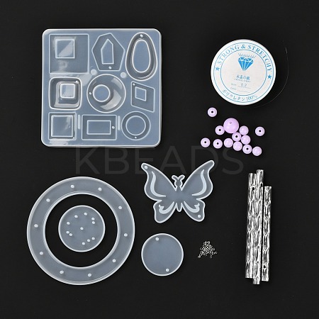 DIY Butterfly Wind Chime Making Kits X1-DIY-P028-18-1