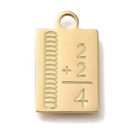 PVD Vacuum Plating 304 Stainless Steel Pendants STAS-P371-080G-1