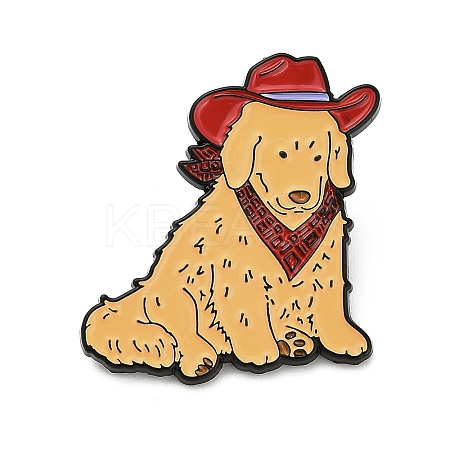 Dog Enamel Pins JEWB-I048-04EB-01-1