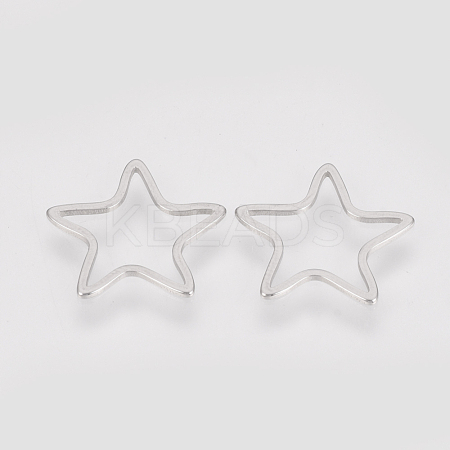Tarnish Resistant 304 Stainless Steel Linking Ring STAS-S079-15B-1