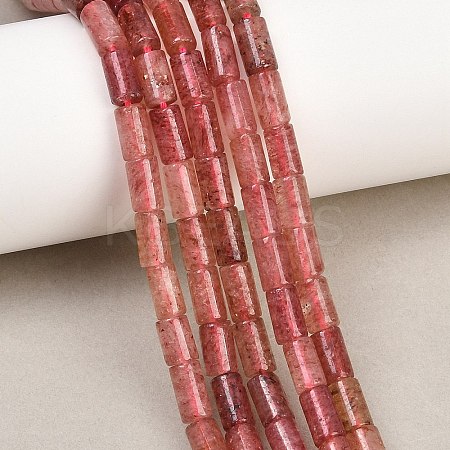Natural Strawberry Quartz Beads Strands G-F832-B06-01A-1