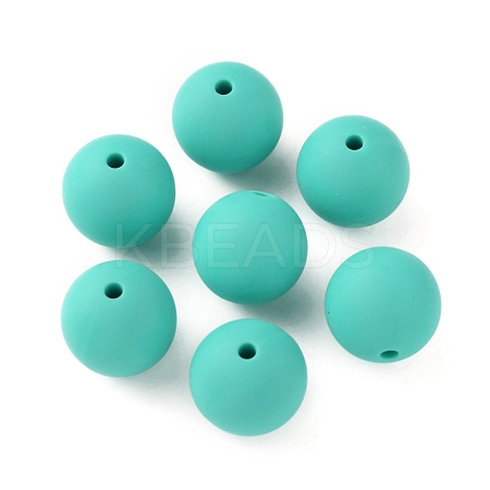 Food Grade Eco-Friendly Silicone Focal Beads SIL-WH0013-01D-1
