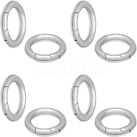 Ring Smooth 304 Stainless Steel Spring Gate Rings STAS-UN0007-25P-1