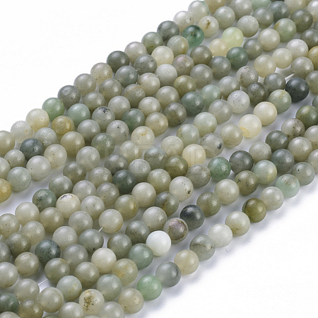 Natural Myanmar Jade/Burmese Jade Beads Strands X-G-K300-H01-A-1