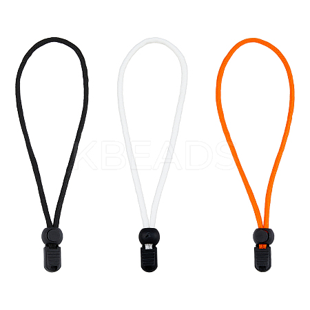 3Pcs 3 Colors Nylon Scuba Diving Snorkeling Adjustable Wrist Lanyard Strap FIND-FH0008-42-1