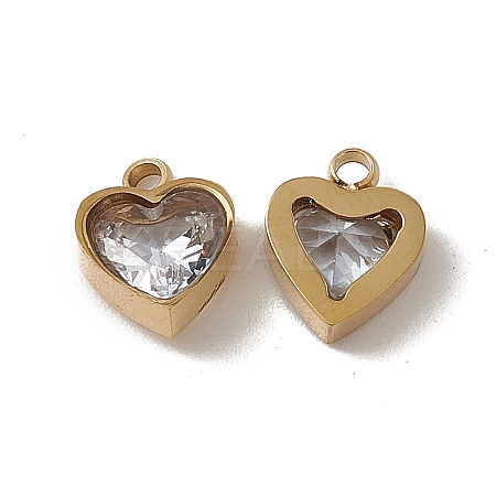 PVD Vacuum Plating 201 Stainless Steel Charms STAS-J401-VC706-1