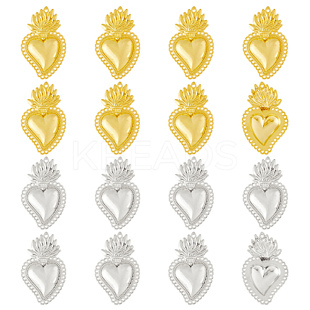 16Pcs 2 Colors Alloy Pendants FIND-DC0006-50-1