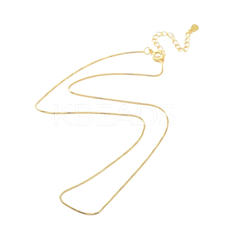 925 Sterling Silver Chain Necklace LS-NJEW-A011-03B-G-1