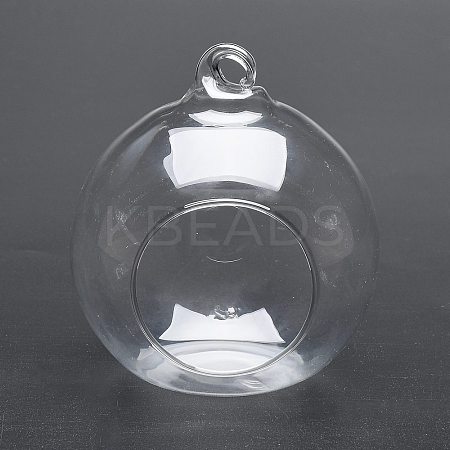 Transparent Wall Hanging Glass Ball Planter Terrarium Container Vase DIY-L047-01-1