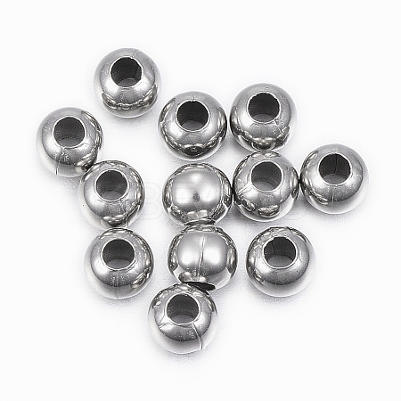 Tarnish Resistant 304 Stainless Steel Beads LS-STAS-H396-D-08P-1
