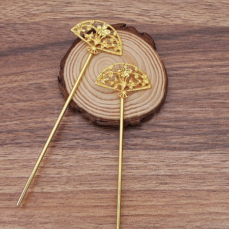 Alloy Hair Stick Findings OHAR-PW0001-324G-1