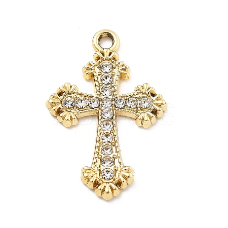 Alloy Rhinestone Pendants LS-FIND-U026-26G-1