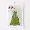 12/0 Frosted Round Glass Seed Beads X-SEED-A008-2mm-M4-2