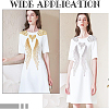 2 Sets 2 Colors Lace Embroidery Costume Accessories DIY-BC0009-38-6