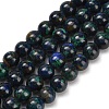 Natural Azurite Beads Strands G-Z110-C05-4mm-2