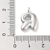 Rack Plating Brass Balloon Letter Pendants X-KK-C050-01P-R-3