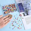 1000pcs 10 Colors Opaque Acrylic Slide Charms OACR-SC0001-37B-3