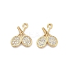 10Pcs Brass Charms KK-V006-05G-01-2