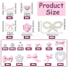 644Pcs Alloy & Acrylic & ABS Plastic Imitation Pearl Cabochons MRMJ-SP0001-13-2
