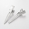 Platinum Plated Jewelry DIY Iron Alligator Hair Clip Findings X-E524Y-2