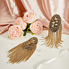 2Pcs Detachable Iron Tassel Epaulettes FIND-FH0005-44G-5