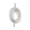 304 Stainless Steel Letter Connector Charms LS-STAS-M108-01P-15-1