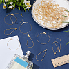 90Pcs 2 Styles Brass Pendants KK-WR0001-62-4