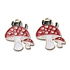 Autumn Theme Alloy Enamel Pendants FIND-I014-09LG-1