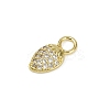 Brass Micro Pave Cubic Zirconia Pendants KK-M322-48G-01-2