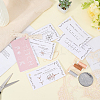 1Pc Paper Creative Mini Sewing Book AJEW-GF0010-83-3