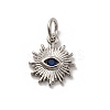 Brass Micro Pave Cubic Zirconia Charms KK-U033-04P-02-1