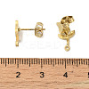 Ion Plating(IP) 304 Stainless Steel Stud Earring Findings STAS-I206-20G-3