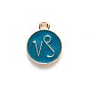 Alloy Enamel Pendants X-ENAM-S124-01B-05E-2