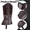 Imitation Leather Pirate Boot Covers AJEW-WH20020-020B-03-6