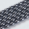 Non-magnetic Synthetic Hematite Beads Strands X-G-H1080-1-1