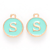 Golden Plated Alloy Enamel Charms LS-ENAM-S118-05S-1