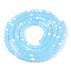 Imitation Jade Bicone Frosted Glass Bead Strands LS-EGLA-A039-J2mm-MB03-3