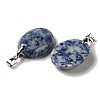 Natural Blue Spot Jasper Pendants G-Z055-03P-18-2