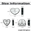15Pcs 3 Styles Food Grade  Gothic Theme Silicone Focal Beads SIL-CJ0001-88-8